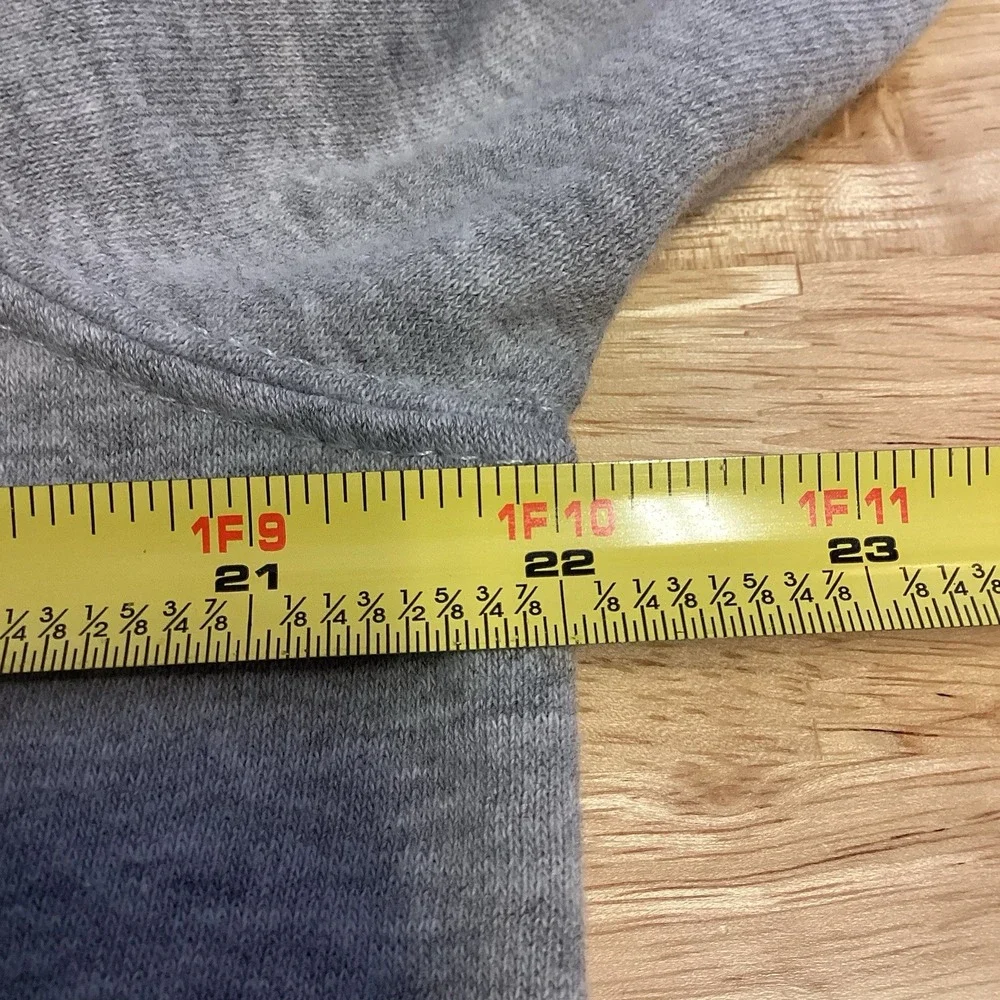 The North Face Sweatshirt Mens Medium Gray/white Fleece Long Sleeve hoodie‎